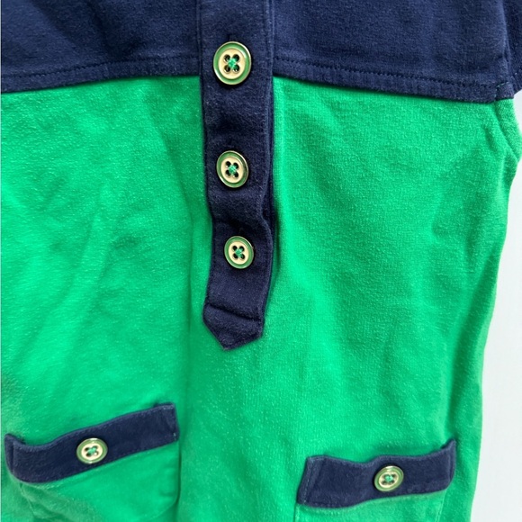 Gymboree Green and Navy Kids Dress - Picture 3 of 5